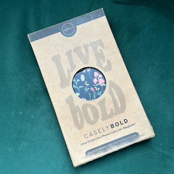 💢 2 for $30 - iPhone 14 Pro MagSafe case-Black Floral - Picture 4 of 5